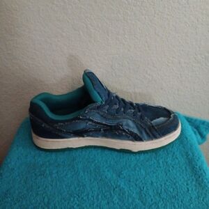 Blue Denim Round 2 Chunkee Skate Shoe